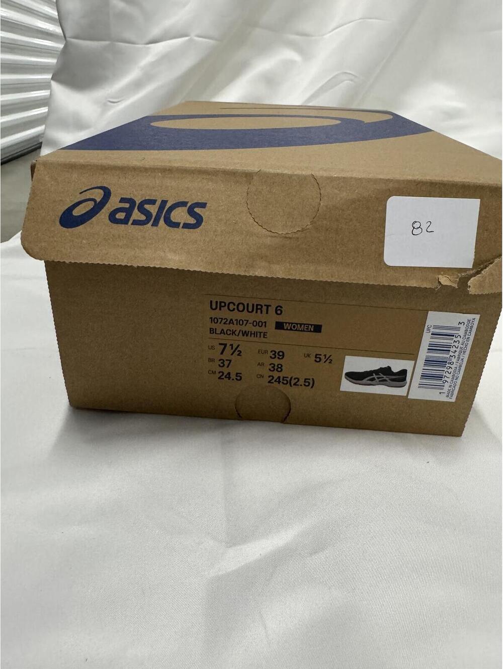 Asics Women's Black Athletic Sneakers with Gum Sole - Picture 8 of 8